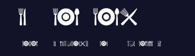 Food Icons by Vladimir Nikolic — Dingbats Font — thumbnail 2