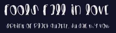 Fools Fall In Love by Des Gomez — Script Handwritten Font — thumbnail 2