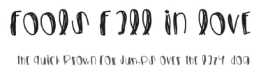 Fools Fall In Love by Des Gomez — Script Handwritten Font — thumbnail 1