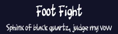 Foot Fight by Pizzadude — Script Handwritten Font — thumbnail 2