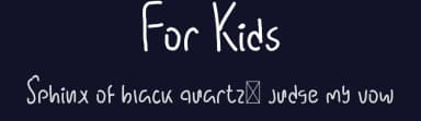 For Kids by Edric Studio — Script Handwritten Font — thumbnail 2
