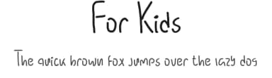 For Kids by Edric Studio — Script Handwritten Font — thumbnail 1