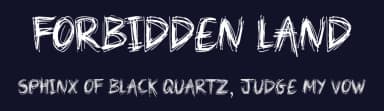 Forbidden Land by JSH creates — Script Handwritten Font — thumbnail 2