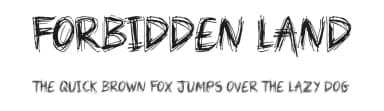 Forbidden Land by JSH creates — Script Handwritten Font — thumbnail 1