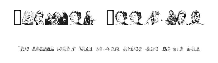 Forced Reentry by Michael Gaines — Dingbats Font