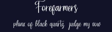 Forefarmers by Just Font You — Script Handwritten Font — thumbnail 2