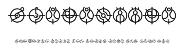 Forerunner by Kira Polyarush — Dingbats Font