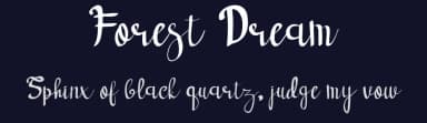 Forest Dream by wonoayu79 — Script Handwritten Font — thumbnail 2