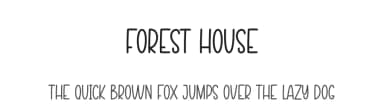 Forest House by Andi Moz — Script Handwritten Font — thumbnail 1