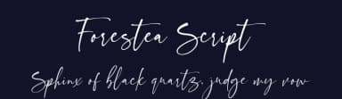 Forestea Script by BrandSemut — Script Handwritten Font — thumbnail 2