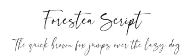 Forestea Script by BrandSemut — Script Handwritten Font — thumbnail 1
