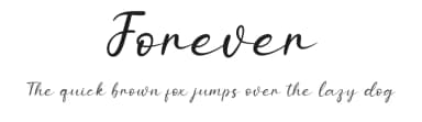 Forever by Graphix Line Studio — Script Handwritten Font — thumbnail 1
