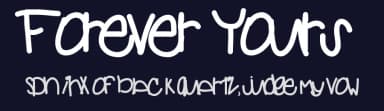 Forever Yours by Des Gomez — Script Handwritten Font — thumbnail 2