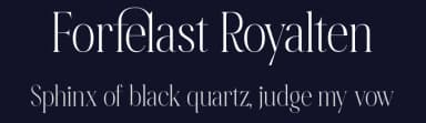 Forfelast Royalten by Letterena Studios — Serif Font — thumbnail 2