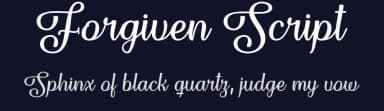 Forgiven Script by Misti's Fonts — Script Handwritten Font — thumbnail 2