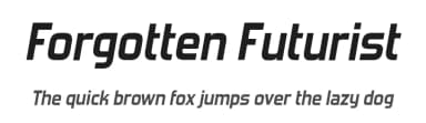 Forgotten Futurist by Typodermic Fonts — Sans Serif Font — thumbnail 1