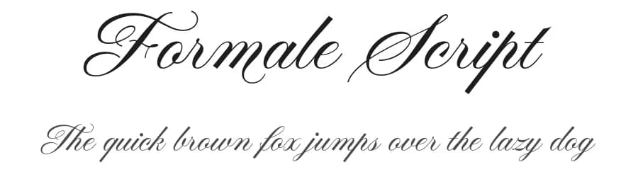 Formale Script by Måns Grebäck — Script Handwritten Font