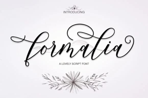 Formalia Font by JhoelDesign — Script Handwritten Font