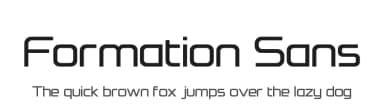 Formation Sans by Steve Gardner — Sans Serif Font — thumbnail 1