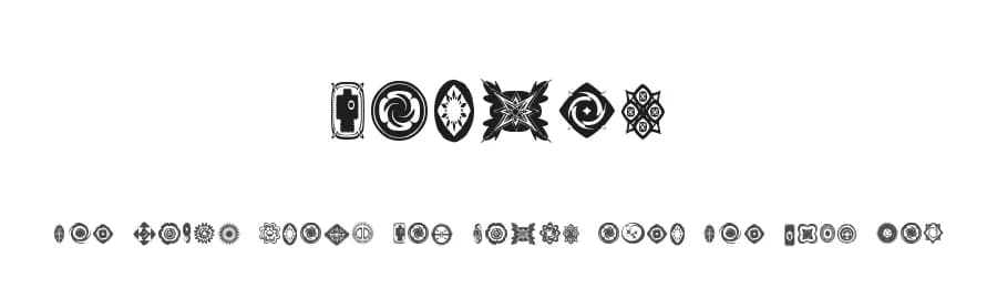 Formes by dcoxy - Greg Medina — Dingbats Font