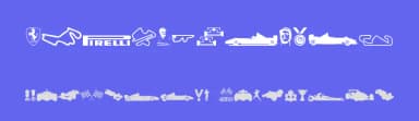 Formula 1 by Woodcutter — Dingbats Font — thumbnail 3