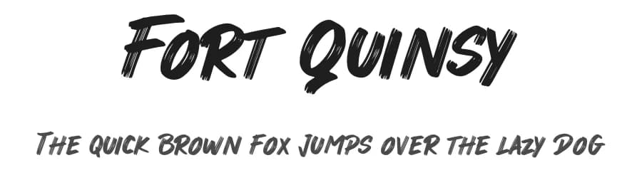 Fort Quinsy by Excellent Ritma Florendia — Script Handwritten Font