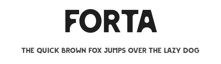 Forta by Andrzej Wróż — Sans Serif Font
