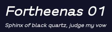 Fortheenas 01 by 7NTypes — Sans Serif Font — thumbnail 2
