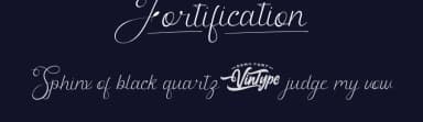 Fortification by VinType — Script Handwritten Font — thumbnail 2