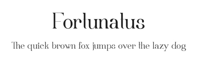 Fortunatus by Bálint Erdősi — Serif Font