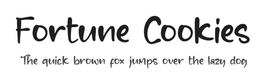 Fortune Cookies by Perspectype Studio - Letterena.com — Script Handwritten Font