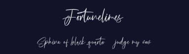 Fortunelimes by Maulana Creative — Script Handwritten Font — thumbnail 2