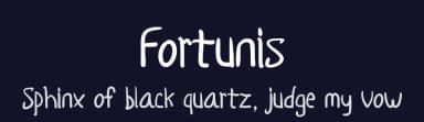 Fortunis by Annisa Afni — Script Handwritten Font — thumbnail 2