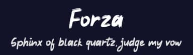 Forza by Green Adventure Studio — Script Handwritten Font — thumbnail 2