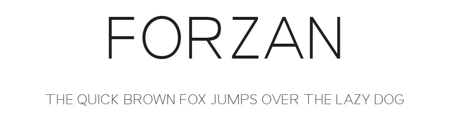 Forzan by Mytype Studio — Sans Serif Font