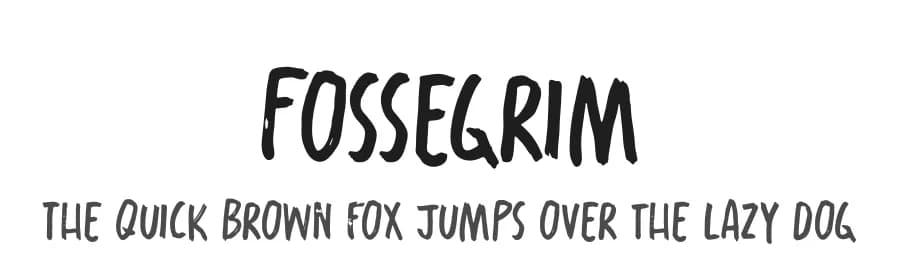 Fossegrim by D K — Script Handwritten Font