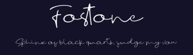 Fostone by Glyphstyle — Script Handwritten Font — thumbnail 2