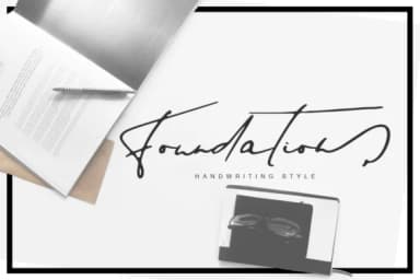 Foundation Font by BennyDesigns — Script Handwritten Font — thumbnail 1