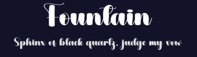 Fountain by Andi Moz — Script Handwritten Font — thumbnail 2