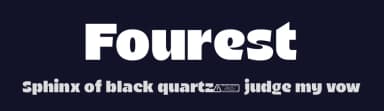 Fourest by Kong Font — Sans Serif Font — thumbnail 2