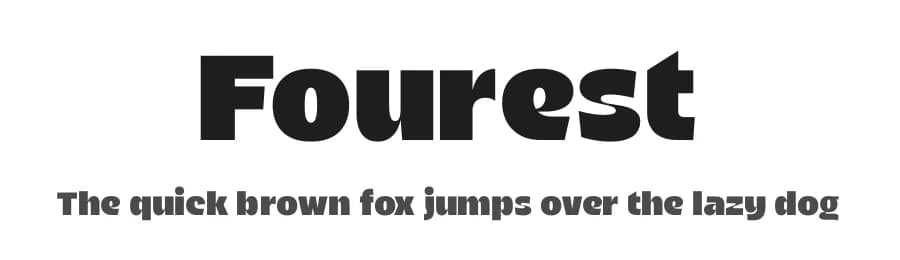 Fourest by Kong Font — Sans Serif Font