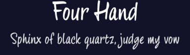 Four Hand by JOEBOB graphics — Script Handwritten Font — thumbnail 2