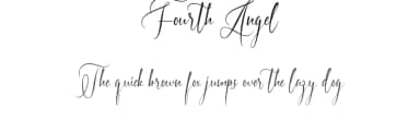 Fourth Angel by Calligraphy Fonts — Script Handwritten Font — thumbnail 1