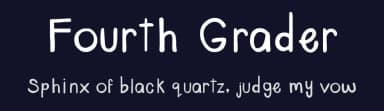 Fourth Grader by Megan Toy — Script Handwritten Font — thumbnail 2