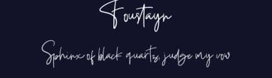 Foustayn by Creatype Studio — Script Handwritten Font — thumbnail 2