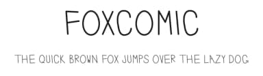 Foxcomic by FontKawaiiCo — Script Handwritten Font — thumbnail 1
