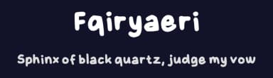 Fqiryaeri by K — Script Handwritten Font — thumbnail 2