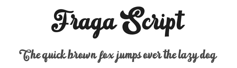 Fraga Script by Typehill Studio — Script Handwritten Font