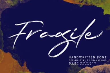 Fragile Script Font by Dhan Studio — Script Handwritten Font — thumbnail 1