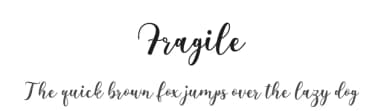 Fragile by Amarlettering - Takiy — Script Handwritten Font — thumbnail 1